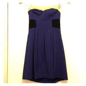 Urban outfitters purple black and green dress